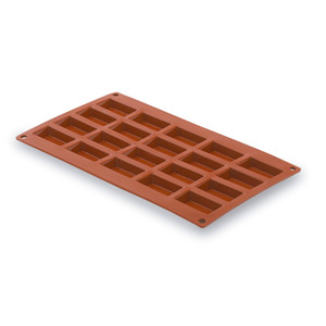 Stampo Rettangolare Piccolo Pastryflex con 20 Cavità, Utensile per Pasticceria - Product Image 1