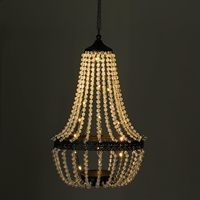 Lanterne solaire LED suspendue en cristal certifiée RoHS TSINYE, luminaire extérieur en métal, décoration de jardin, lumière blanc chaud