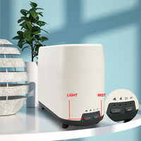 Diffuseur d'huiles essentielles sans eau 240 ml avec protection et minuterie, effet flamme, pour la maison et le bureau (vente en gros)