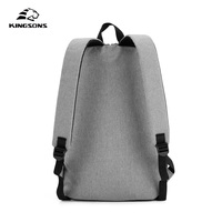 Nouveau sac à dos pour ordinateur portable en nylon imperméable pour hommes avec fermeture à glissière, taille d'ordinateur portable 15,6 pouces, design gris tendance, faible MOQ, très bon marché