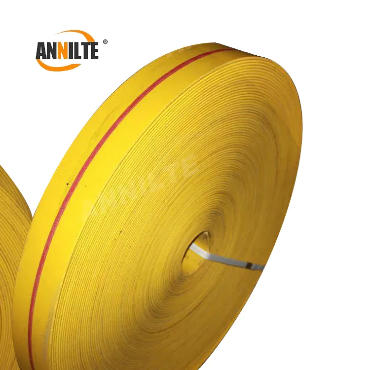 Annilte customized good quality nylon stretch rubber classical flat transmission belt flat drive belt