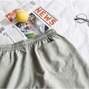Men's Sporty Woven 100% Polyester Mid Waist Breathable Quick Dry Athletic Workout Beach Summer Sport Sweat Running Gym Shorts - Product Image 4