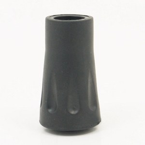 Couvre-pointe de bâton de trekking en caoutchouc noir antidérapant, hauteur 40 mm, diamètre de base 23 mm, accessoires pour bâton de randonnée - Product Image 3
