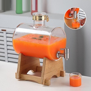 <span class=keywords><strong>Distributeur</strong></span> de <span class=keywords><strong>vin</strong></span> en <span class=keywords><strong>verre</strong></span> borosilicate de haute qualité de 5 L avec robinet - Product Image 4