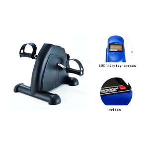 <span class=keywords><strong>Ejercitador</strong></span> de pedal estacionario debajo del escritorio Mini bicicleta de ejercicio con pantalla LCD para Adultos Mayores brazo pierna ejercicio - Product Image 4