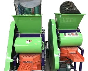 OEM tarım otomatik fıstık Hulling makinesi satılık yüksek verimli fındık kabuğu kırma makinesi toz