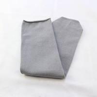 Chaussette orthopédique en coton pour jambe amputée, recommandée par les experts – Facile d'entretien, confortable, lavable, douce, grise, certifiée CE, à enfiler pour jambe et genou