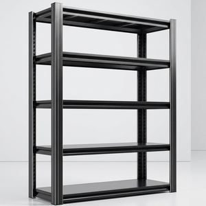 Estantería Metálica Ajustable de 5 Niveles para Garaje, sin Pernos, con Protección Anticorrosión y Recubrimiento en Polvo, Sistema de Almacenamiento con Capacidad para 150 kg - Product Image 1