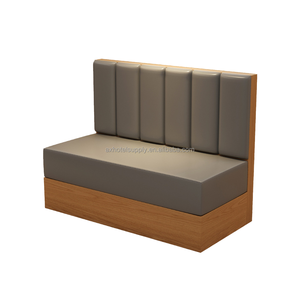 Asientos Modernos para Restaurantes y Hoteles Comerciales, Sofá Banqueta de Madera Maciza de Doble Cara Personalizado, Mesa de Café Bistro - Product Image 4