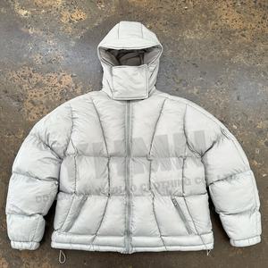 <span class=keywords><strong>Abrigo</strong></span> de plumón personalizado para hombre, sudadera cálida con relleno de pato, prendas de vestir exteriores de talla grande, chaqueta acolchada de invierno acolchada con burbujas acolchada ligera - Product Image 1