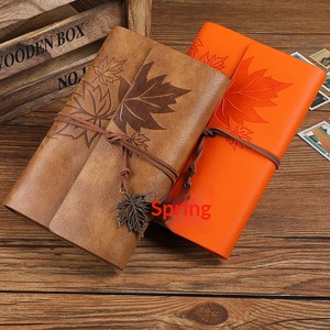 Cuaderno de Tapa Dura Vintage con Hojas Sueltas, Estilo Tri-Plegable, para Estudiantes, Viajes, Registro de Recuerdos, Regalo - Product Image 3