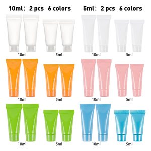 Slim 15ml Low MOQ Private Label Custom Logo <b>Clear</b> Lip <b>Gloss</b> Squeeze Tube with UV Printing for Lipstick & Makeup Tools - Product Image 3
