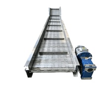304 Edelstahl-Kettenplatten-Elevator mit Einstellbarer Geschwindigkeit, Geneigter Hebe-Förderer, Hochlast-Kettenförderer für Lebensmittel