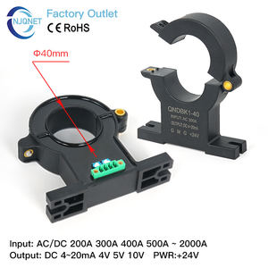Hall-effect stroomsensor QNDBK1-40 400A 600A 1000A 2000A Uitgang 420mA 5V 10V DC Gesplitste kern CT transformator stroomtransducer - Product Image 2