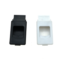 YH9035 Loquet à bascule en nylon réglable Cylindre de serrure à moraillon en plastique facile à utiliser pour armoires