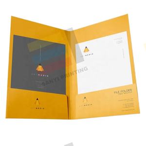 Goldfolie & Geprägte Laminierte Umweltfreundliche A4/A5 Präsentationsmappe mit Offset/Kraftpapier für Werbezwecke - Product Image 5