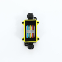 IP68 FD 1 en 1 sortie 2 voies jonction Nylon plastique étanche boîtier électronique pour une utilisation extérieure éclairage paysager connecter