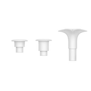 Fontaine à eau pour chat ovale blanche avec transparence noire 700g, filtre détachable pour chats - Product Image 3