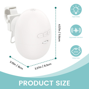 Mecedora Portátil Personalizada para Bebés con Sonidos <span class=keywords><strong>de</strong></span> <span class=keywords><strong>Cuna</strong></span>, Luz Nocturna y Función <span class=keywords><strong>de</strong></span> Calmante para Recién Nacidos - Product Image 6