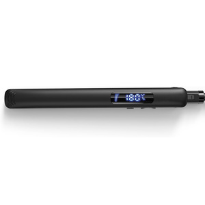 Digital Ceramic Flat Iron With Adjustable Temperature Control for Oem and Private Label Orders <b>PLATES</b> PROFESSIONAL GLIDE <b>SURFACE</b> - Product Image 2