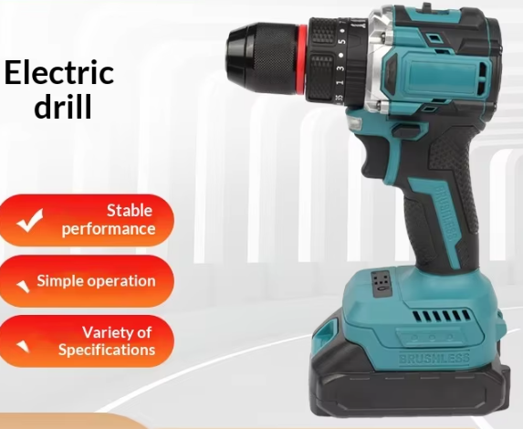 21 Volt Lithium Battery Cordless Electric Drill Multifunctional Combination Tool Variable Speed Impact DC Motor Power Drills · image 5