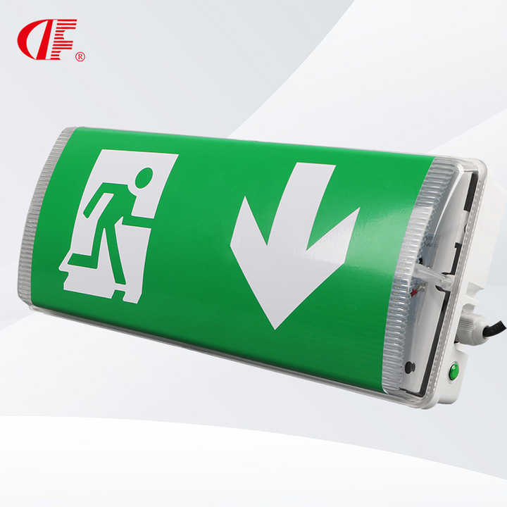 Rechargeable LED Emergency Exit Light Battery Backup UL Listed 120/277V Input 3W Lamps High