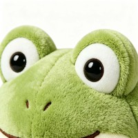 Adorable Peluche Grenouille Verte Kawaii, Mignonne avec de Grandes Yeux, Douce et Moelleuse, Poupée en Peluche, Mini Pendentif, Breloque de Sac, Cadeau Personnalisé