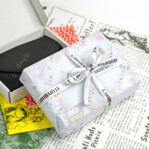 Eco-Friendly Tissue <b>Paper</b> White Tissue <b>Paper</b> With Gold Logo Custom Printed Coated Single-Sided For Gift <b>Wrapping</b> <b>Paper</b> - Product Image 1