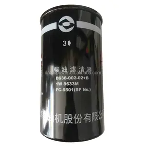 Pièces de moteur diesel de Shanghai SC11CB220G2B1 C6121 filtre à carburant D638-002-02 + B 1W8633M