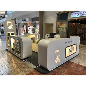 Design Phone Case Shops Phone Cases Retail Kiosk Custom LED Display For Mall