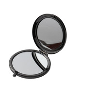 RubySub Miroir de poche cosmétique en métal avec impression photo par sublimation Miroir intelligent