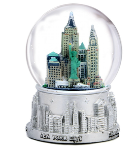 Quà Tặng New York, bức tượng lưu niệm NYC với bức tượng tự do polyresin <span class=keywords><strong>snowglobe</strong></span> - Product Image 1