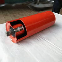 Rouleau d'acier de convoyeur, rouleau de renvoi résistant pour l'exploitation minière/système de convoyeur, poulie motorisée de rouleau d'entraînement d'acier au carbone