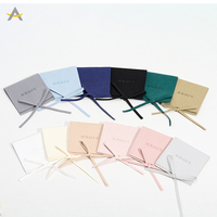 Sac d'emballage de bijoux de luxe Auralux avec logo personnalisé Pochette à bijoux en microfibre