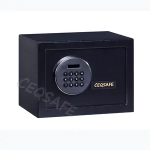 CEQSAFE酒店数字指纹智能电子锁银行箱家庭时间保险箱存款安全儿童小保险箱