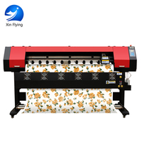 Impresora de Inyección de Tinta de Fábrica de 1.6m con 1 Cabezal XP600 I3200 Plotter Máquina de Impresión por Sublimación Impresora Digital