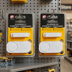 Alarme de porte et fenêtre en plastique MNJ, 12 pièces, pour capteur de vibration sans fil, son de aboiement, détection à 10 m, installation facile - Product Image 4
