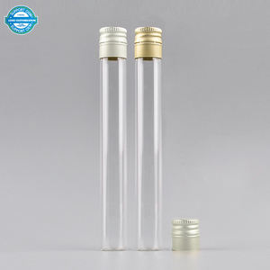 Logotipo personalizado 50ml 100mL Mini tubo de vino de una sola porción Tubo de ensayo de muestra Vial Botella de vino Vidrio de borosilicato transparente con tapón de rosca - Product Image 2