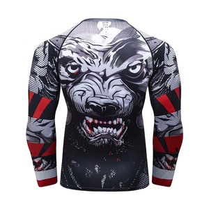 Jersey de ciclismo para hombre BJJ MMA Rashguard hecho a medida de alta calidad con características de protección contra sarpullidos - Product Image 3
