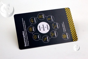 Carte Métallique NFC Personnalisée de Haute Qualité pour Entreprises, Vente en Gros, Imprimable, Programmable, Mini-Tag RFID, Interface de Communication, Paiement Hôtelier - Product Image 2