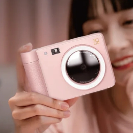 Z1 Mini Portable Photo Printer Handy Instant Camera Film BT Wireless Pocket-sized Zinc Sticker Paper Fixed Focus Plastic 2x3inch