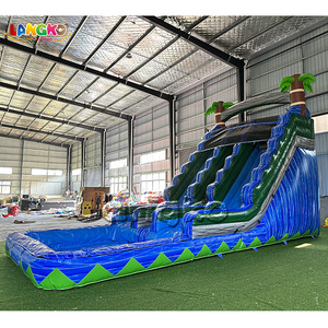 Toboggan aquatique <span class=keywords><strong>gonflable</strong></span> palmiers tropicaux commercial 18 OZ PVC Toboggan aquatique Location de fêtes Toboggan <span class=keywords><strong>gonflable</strong></span> <span class=keywords><strong>pour</strong></span> enfants et adultes - Product Image 3