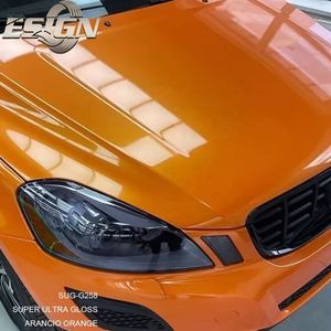 ฟิล์มติดรถยนต์สีส้มเงางามเป็นพิเศษป้องกันรอยขีดข่วนกันแสงยูวีกันสีตกปกป้อง90% กันแสงยูวี - Product Image 6