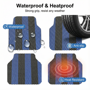 Alfombrillas Personalizadas para Auto ARTES, Alfombrillas de TPE para <span class=keywords><strong>Interior</strong></span> de Auto, Antideslizantes, Impermeables, de Lujo, 6mm de Grosor, Juego Completo, Formas Personalizables - Product Image 4