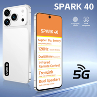 SPARK 40 Versión Global, Teléfono Inteligente 5G con Doble SIM, Pantalla de 7.3 Pulgadas, Batería de Más de 2499 mAh, Deca Core, Android 8.1, 78MP+108MP, Desbloqueo Facial