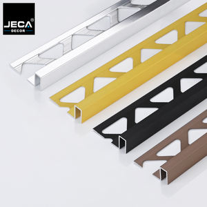 Profilo Angolare in Lega di Alluminio JECA, Finitura Dorata, Linea di Rivestimento a Polvere per Design Moderno di Appartamenti e Ville - Product Image 1