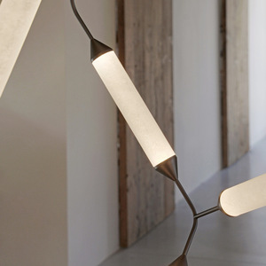 Minimalist Modern Pendant <b>Light</b> Long LED Floor Lamp Designer Style For Bedroom Living Room Study - Product Image 5
