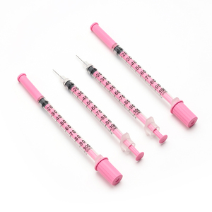 <span class=keywords><strong>Jeringa</strong></span> Veterinaria para Insulina, Pistón Antiderrames, <span class=keywords><strong>Aguja</strong></span> 29G 30G 31G, 0.5ml 1ml para Mascotas - Product Image 1