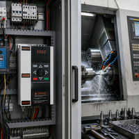 Variateurs de fréquence (VFD) monophasés 110V 220V 0.75kW 1.5kW 2.2kW 4kW 5.5kW 7.5kW pour moteurs de broches CNC