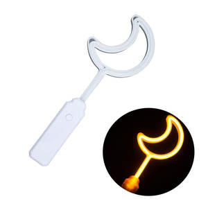 Baguette <span class=keywords><strong>magique</strong></span> à LED néon pour les fêtes d'enfants Jouets de beauté populaires avec de nouvelles fonctionnalités Glowing and Flashing en plastique - Product Image 1